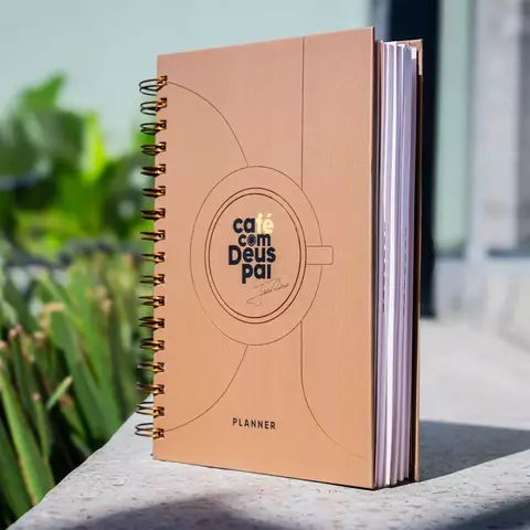 Café com Deus Pai (capa dura) 2025 + Planner + Filtros exclusivos - CAFÉ COM DEUS PAI