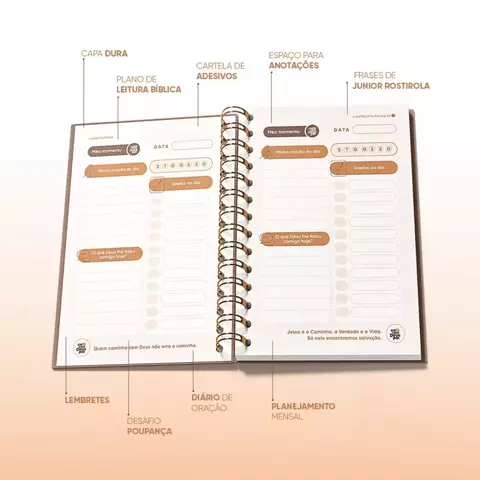 Café com Deus Pai (capa dura) 2025 + Planner + Filtros exclusivos - loja online