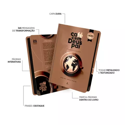 Café com Deus Pai (capa dura) 2025 + Planner + Filtros exclusivos na internet
