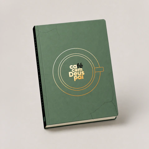 Café com Deus Pai Vol. 7 (Capa Dura) + Caderno de Anotações - loja online