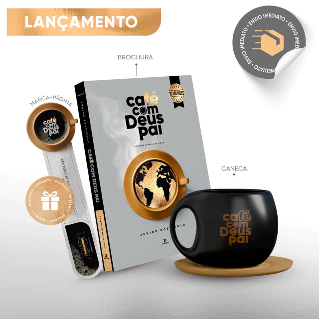 Combo Café com Deus Pai Vol.6 (brochura) + caneca - comprar online