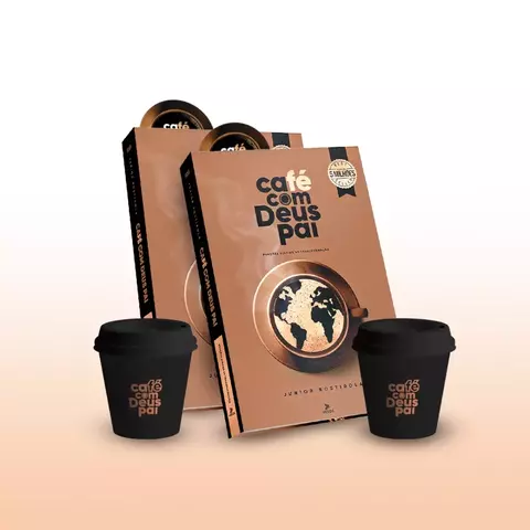 Combo especial: 2 livros Café com Deus Pai + 2 copos (250ml) - comprar online