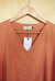 Blusa Sakura linho misto Coral - loja online
