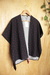Kimono Indie Poá preto/ bordô na internet
