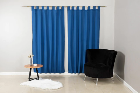 Cortinas Paris Lisas 1,40 x 2,10 Mtrs 2 paños