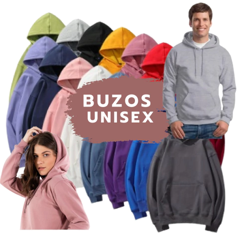 Buzo canguro Algodon Unisex