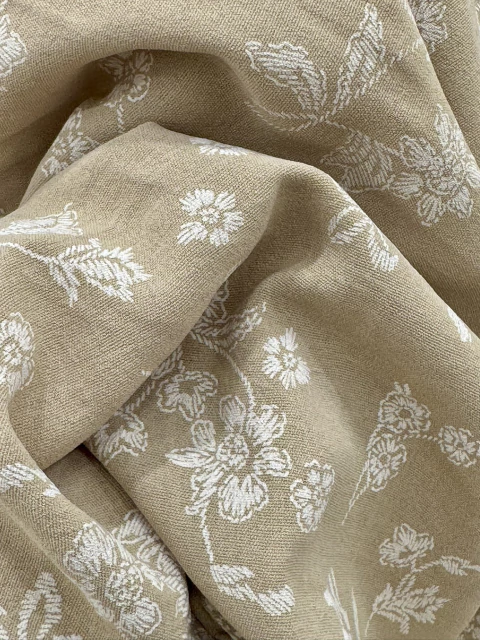 Bambula Graff Florcitas - CAMEL - comprar online