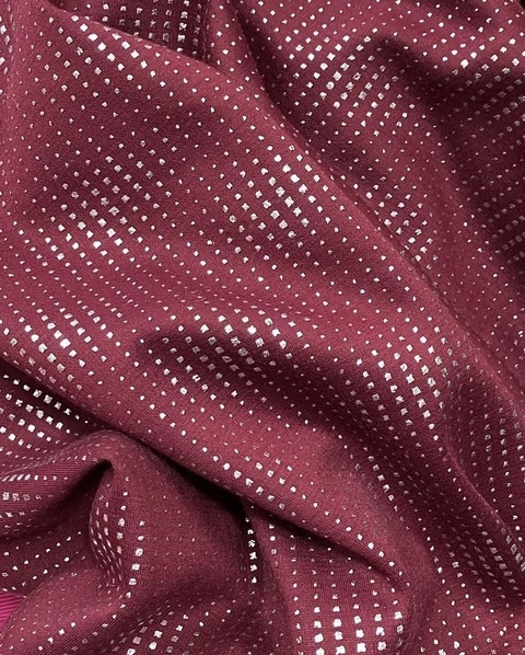 Punto Roma Bordo tacha Plateada "Romboide"