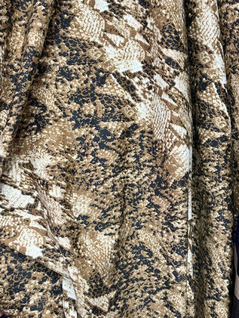 Punto Roma Animal Print Snakebrown