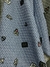 Matelasse Estampado "1975" - Azul en internet