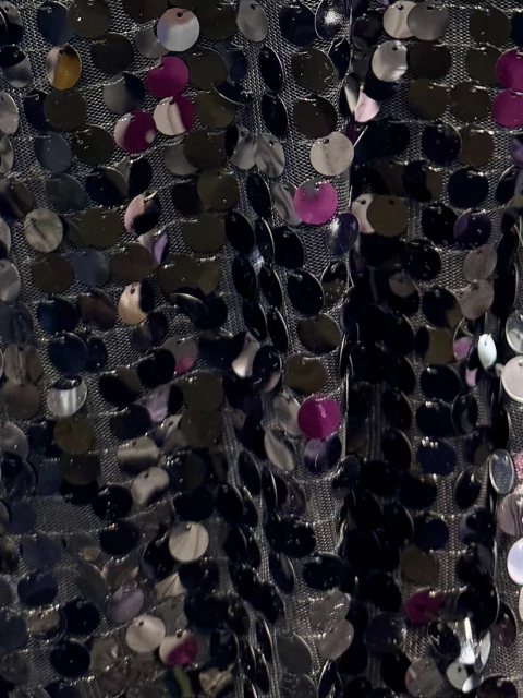 LENTEJUELON "GLAMM" - NEGRO CON NEGRO