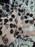 Tul con Guardas Flores Blanco - comprar online