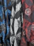 TAFETÁN PATCHWORK BORDADO - AZUL en internet