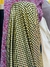 Lycra Foil Metalizada - Pied de Poule Dorado - comprar online