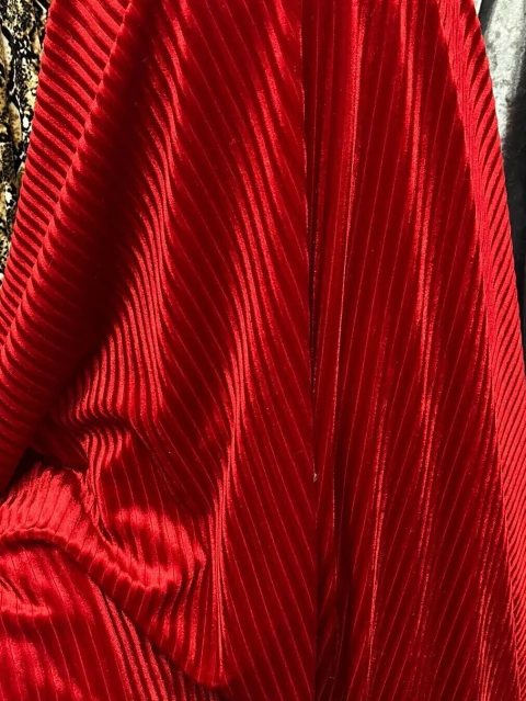 Velvet Corderoy - Rojo