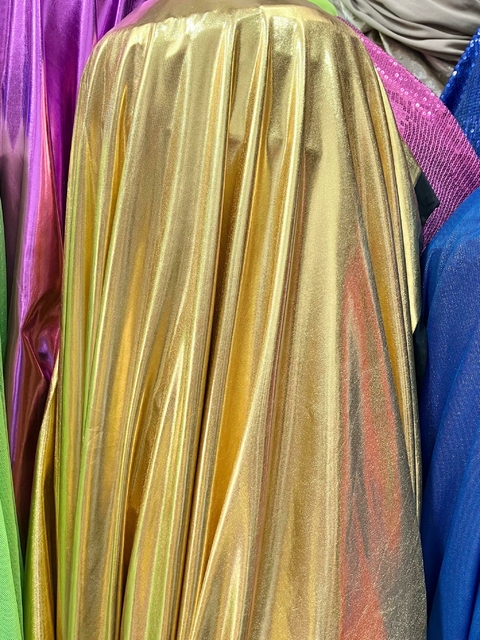 Lycra Foil Metalizada - DORADO