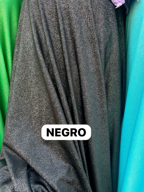 Jersey Foil Engomado NEGRO