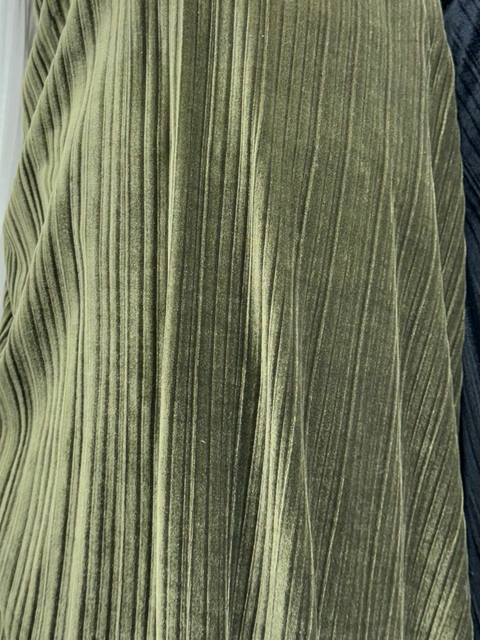 Velvet Plisado VERDE