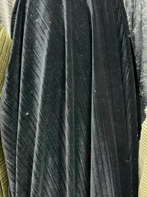 Velvet Plisado NEGRO