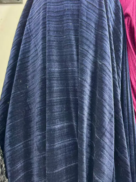 Velvet Plisado AZUL MARINO