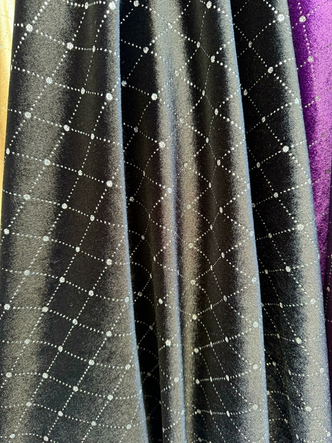 VELVET Diamonds NEGRO con Lurex/Glitter