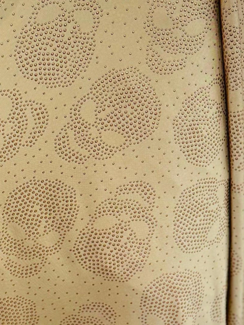 Seda Fria "Calavera" - Tacha Dorada