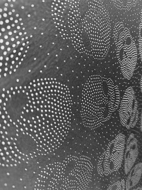 Seda Fria "Calavera" - Tacha Plateada