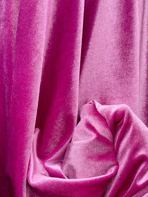 Velvet con Glitter - Fucsia