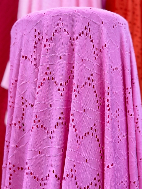 Brodery Elastizado - “Flor" Fucsia