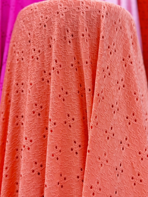 Brodery Elastizado - “Mandala" Salmon