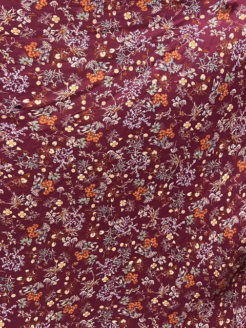 Crepe Rayon estampado Osaka Bordo