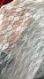 Encaje Elastizado 022 - "Flor Doble" Blanco - AMAKOM TEXTIL