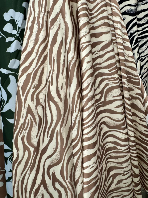 Saten "ZEBRA" - CAMEL - comprar online