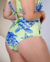 CALCINHA ALTA FIVELA ESTAMPA MARINA - comprar online