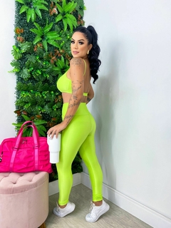 Conjunto Canelado- Verde Citrus na internet