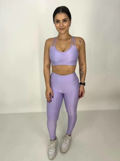 Conjunto Canelado Lavanda