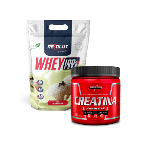 WHEY ABSOLUT 100% + CREATINA 300 GR (5% OFF PIX)