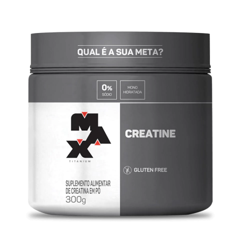 CREATINA (300G) - MAX TITANIUM MONOHIDRATADA