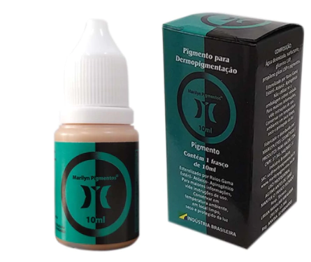 Pigmento Marilyn Pele Skin 1 Para Micropigmentação Sobrancelhas 10ml