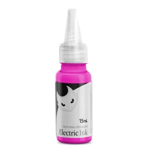 Tinta Electric Rosa Para Tatuagem 15ml