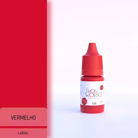 Pigmento Vermelho Iron Works 5ml