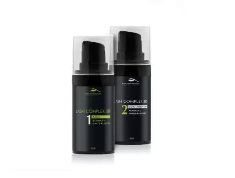 Kit Complex 3D Fortalecedor e Botox para Cílios e Sobrancelhas Passo 1 e 2