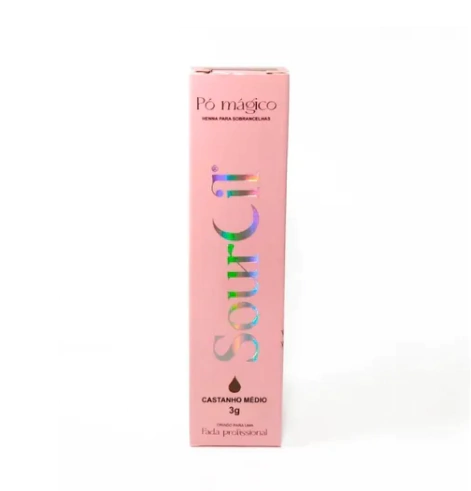 Henna Sourcil Castanho Médio 3G. - Íris