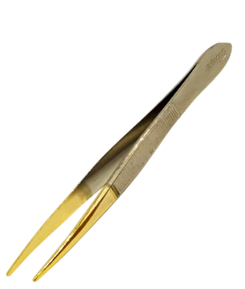 Pinça Edel Solingen Ponta Fina Dourada - 2221.303