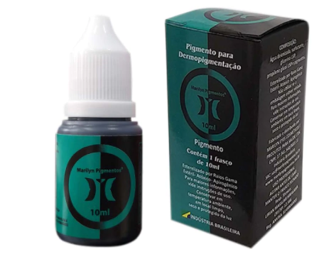 Pigmento Chocolate Marilyn Para Micropigmentação Sobrancelhas 10ml - VALIDADE ABRIL