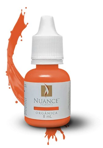 Pigmento Nuance Orange Mod. Orgânico 8ml Para Micropigmentação