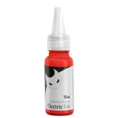 Tinta Electric Para Tatuagem Laranja Oriental 15ml