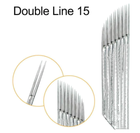 Lâmina de Tebori Double Chanfrada - 15 Flex