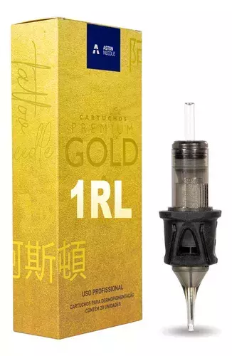Cartuchos Premium Gold 1RL 0.30mm Cx. Com 20 Unid