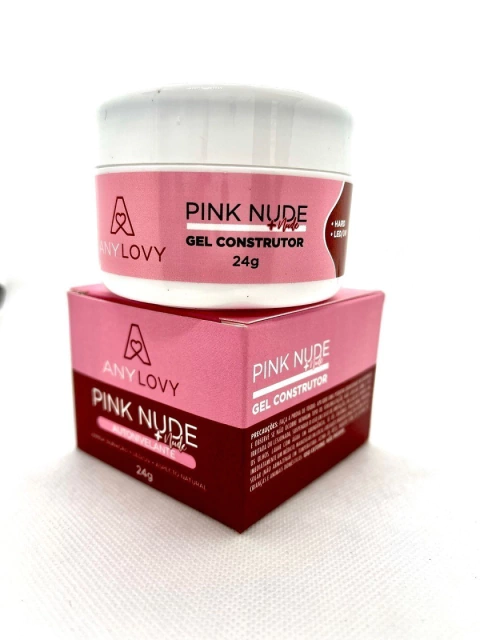 PINK NUDE + NUDE ANYLOVY GEL CONSTRUTOR 24G